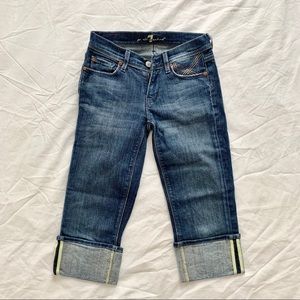 7 for all Mankind Cropped Jean. Size: 24